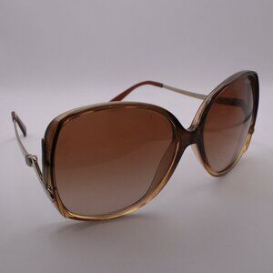 Vogue VO2638 Oversized Brown Gradient Acetate Square Retro Sunglasses
